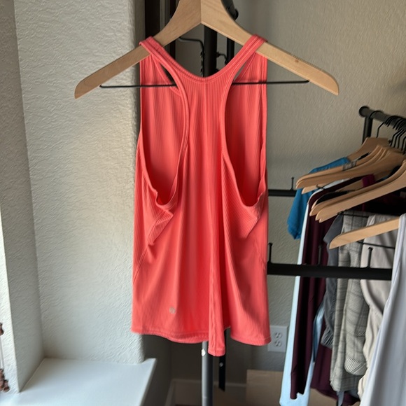 Lululemon Base Pace Ribbed Tank Top Raspberry Cream size 8 - Picture 8 of 8